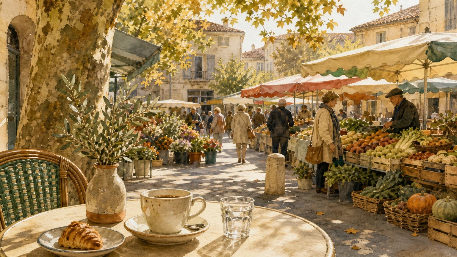 Morning Coffee in Saint Rémy de Provence